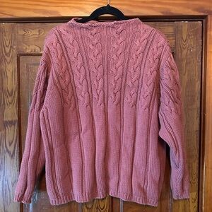 Eddie Bauer Cowl Neck Sweater - Rose